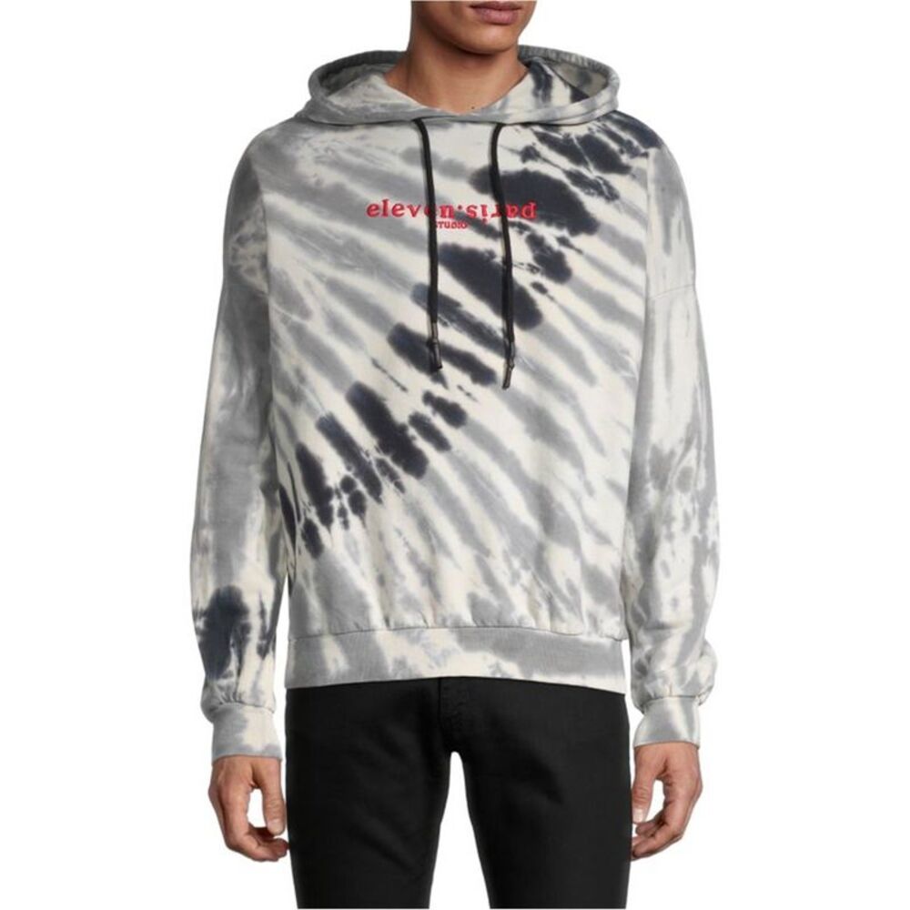 Elevenparis Mens Tie Dye Hoodie Sweatshirt, NWT